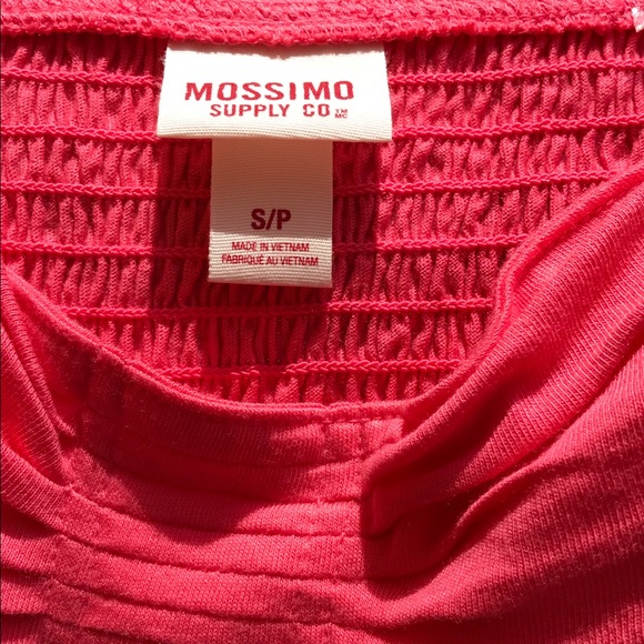 Coral strapless top - Picture 2 of 3