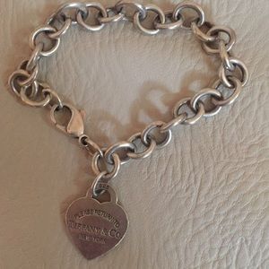 tiffany and co heart chain bracelet return to