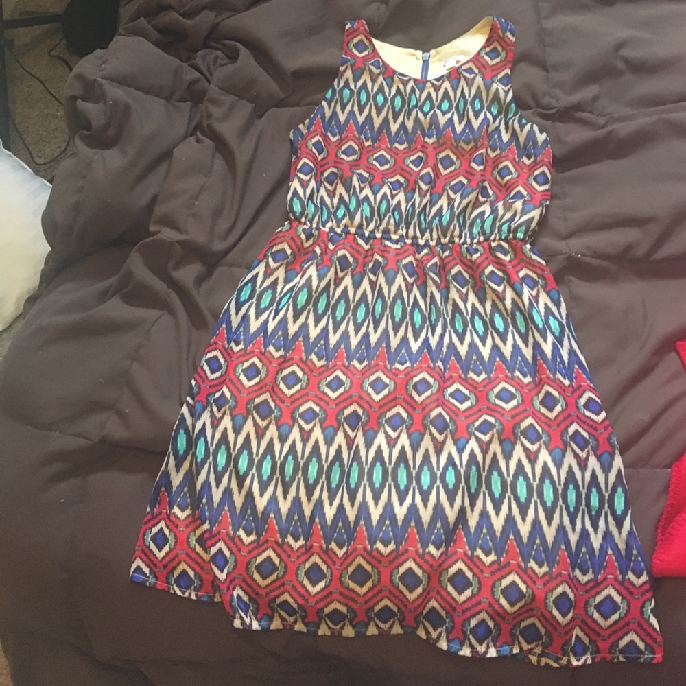 Fun summer sleeveless dress