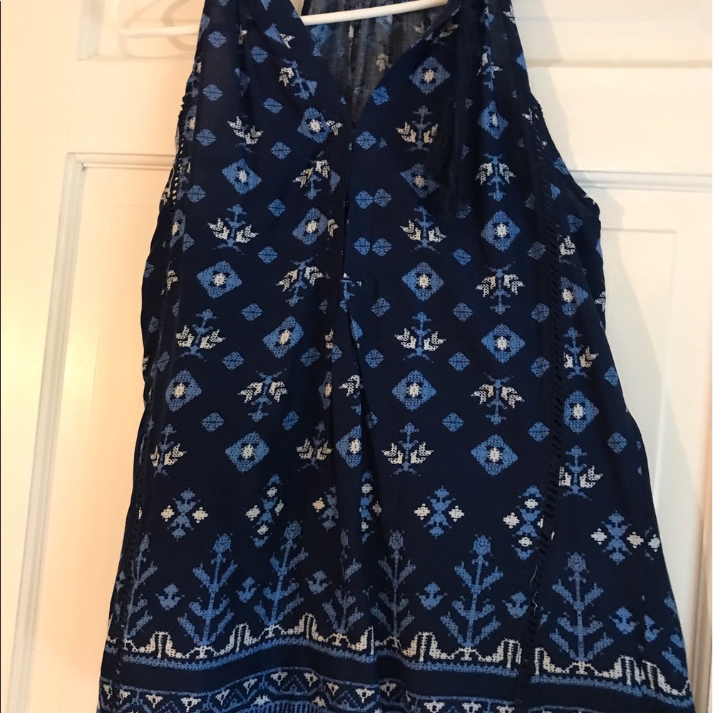 Ikat print summer top