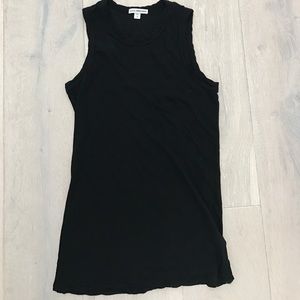 JAMES PERSE size 0 (XS) black tank