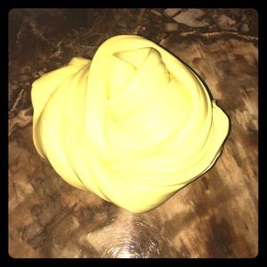 Yellow butter cream slime