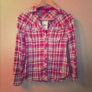 Guess Jeans plaid shirt.