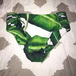 palm leaf swim bottoms