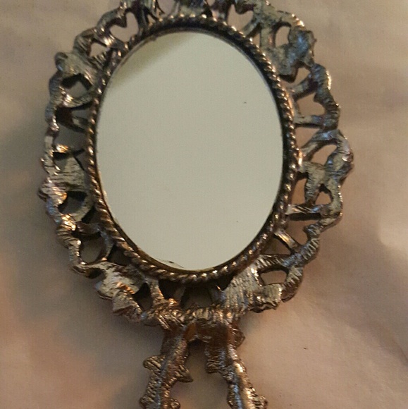 Antique mini mirror - Picture 2 of 4