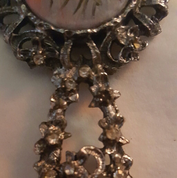 Antique mini mirror - Picture 3 of 4