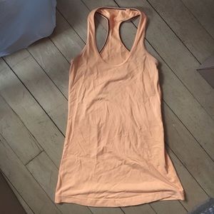 Orange Lululemon Cool Racerback Tank