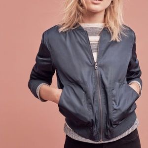 Anthropologie Hei Hei Journey Bomber Jacket