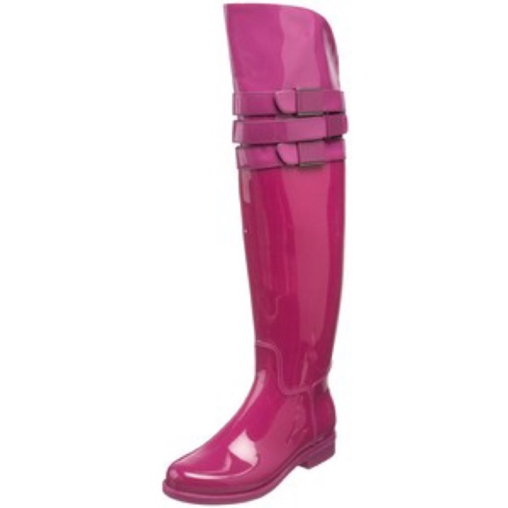 Calvin Klein Fuchsia Ava Rain Boots