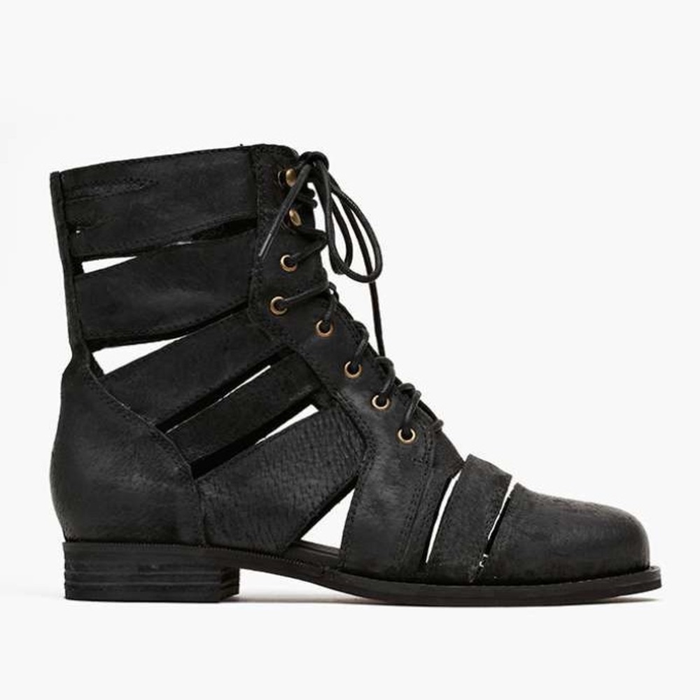 🌻HP🌻[Jeffrey Campbell] Slashed Combat Boots