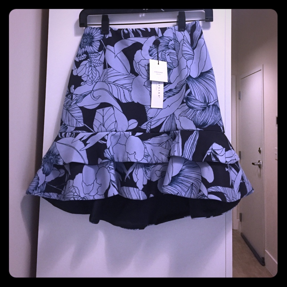 NWT KEEPSAKE The Label floral skirt