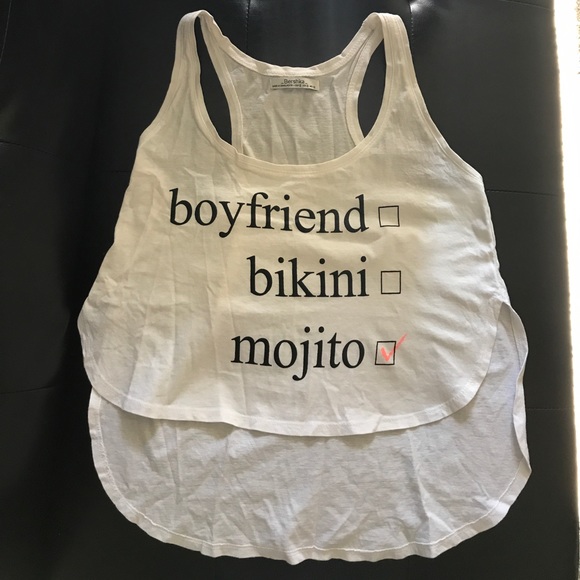 Bershka Tops - graphic tank top