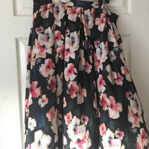 Floral Midi Skirt