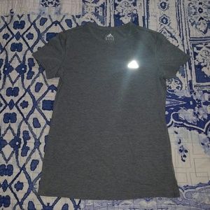 ADIDAS Gray Crew Neck Tee