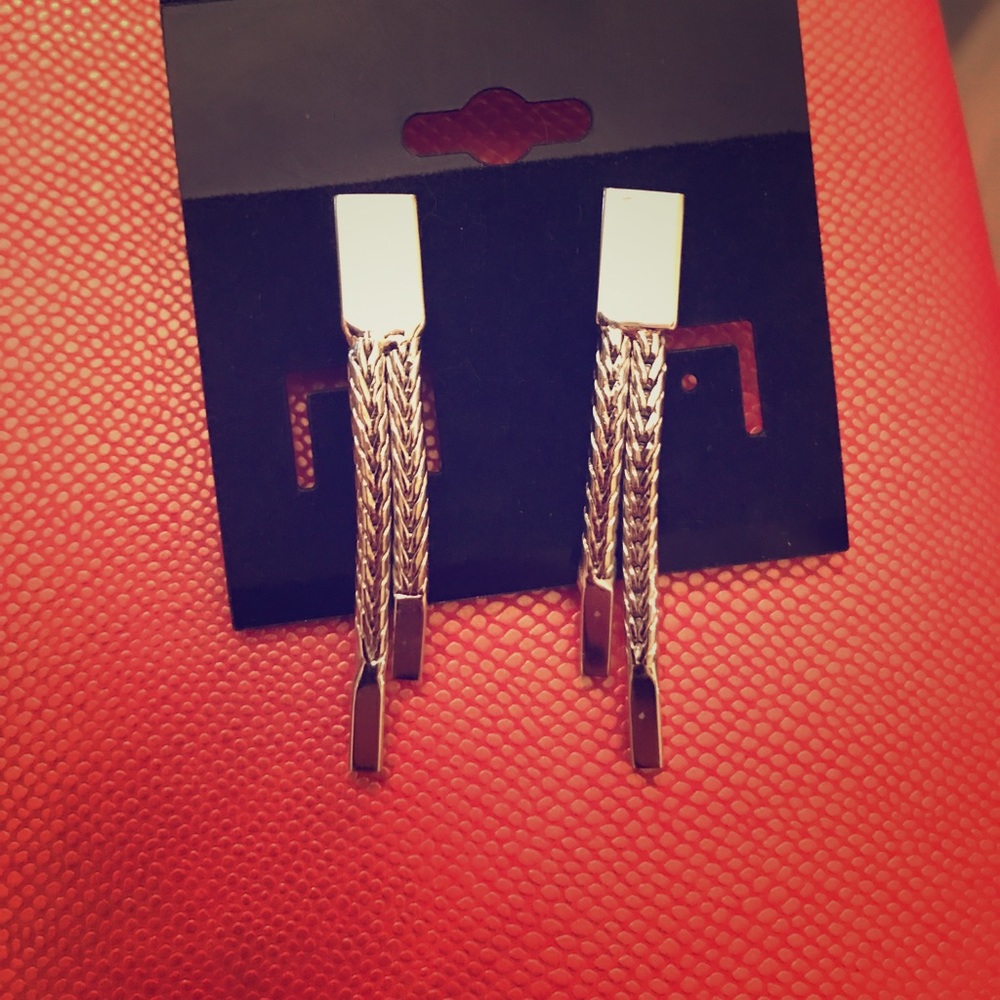 vintage silver bolo tassel western cowboy earrings