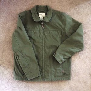 army green canvas jacket