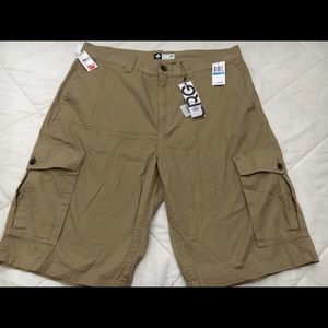 NWT LRG Beige Cargo Shorts 36