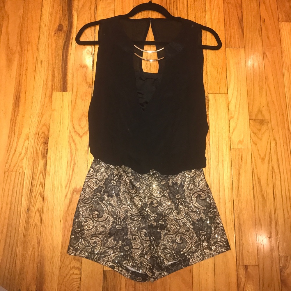 Alt. B sparkly romper