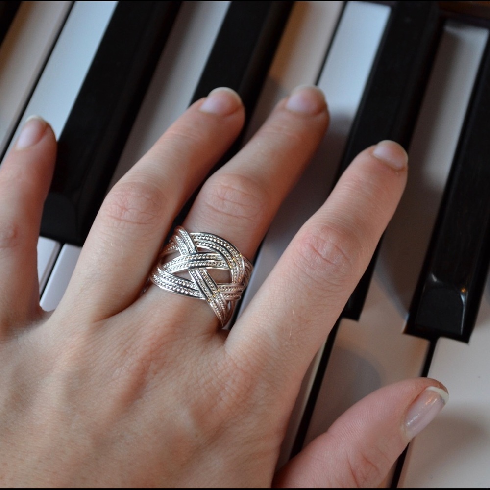 Adjustable Sterling Silver Ring