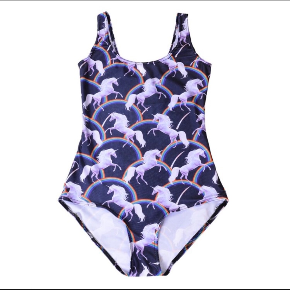 💃🎊HOST PICK 7/22🦄🌈Unicorns & Rainbows Swimsuit - Picture 4 of 8