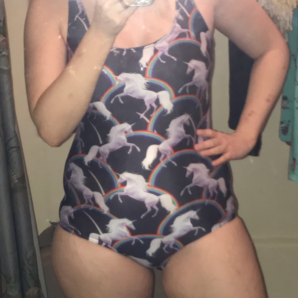 💃🎊HOST PICK 7/22🦄🌈Unicorns & Rainbows Swimsuit - Picture 7 of 8