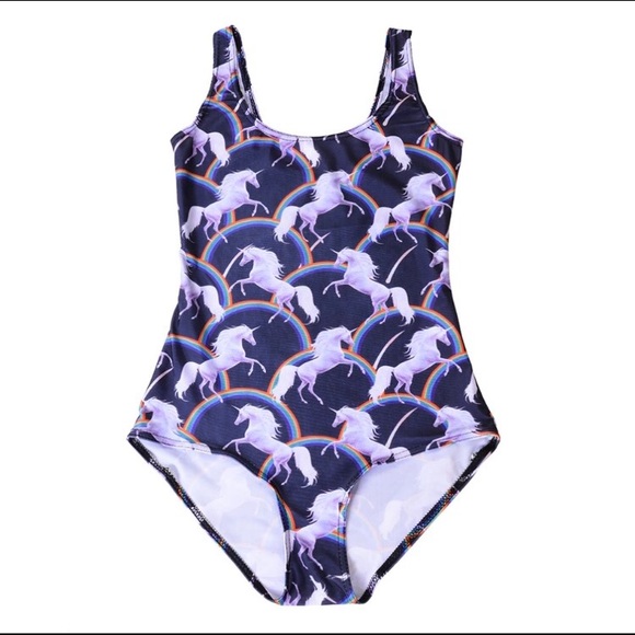 💃🎊HOST PICK 7/22🦄🌈Unicorns & Rainbows Swimsuit - Picture 4 of 8