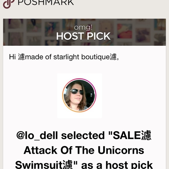 💃🎊HOST PICK 7/22🦄🌈Unicorns & Rainbows Swimsuit - Picture 8 of 8