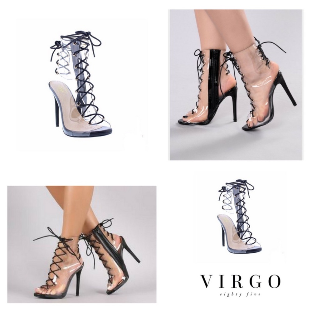 Strip Clear Booties