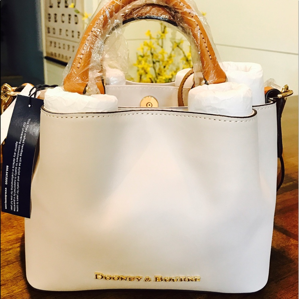 Dooney City Mini Barlow in Bone!