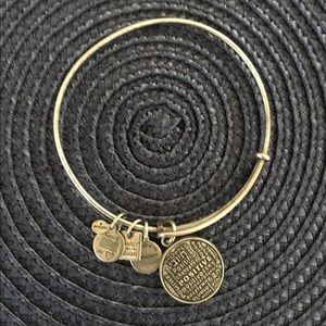 Alex & Ani Positive energy charm bangle.