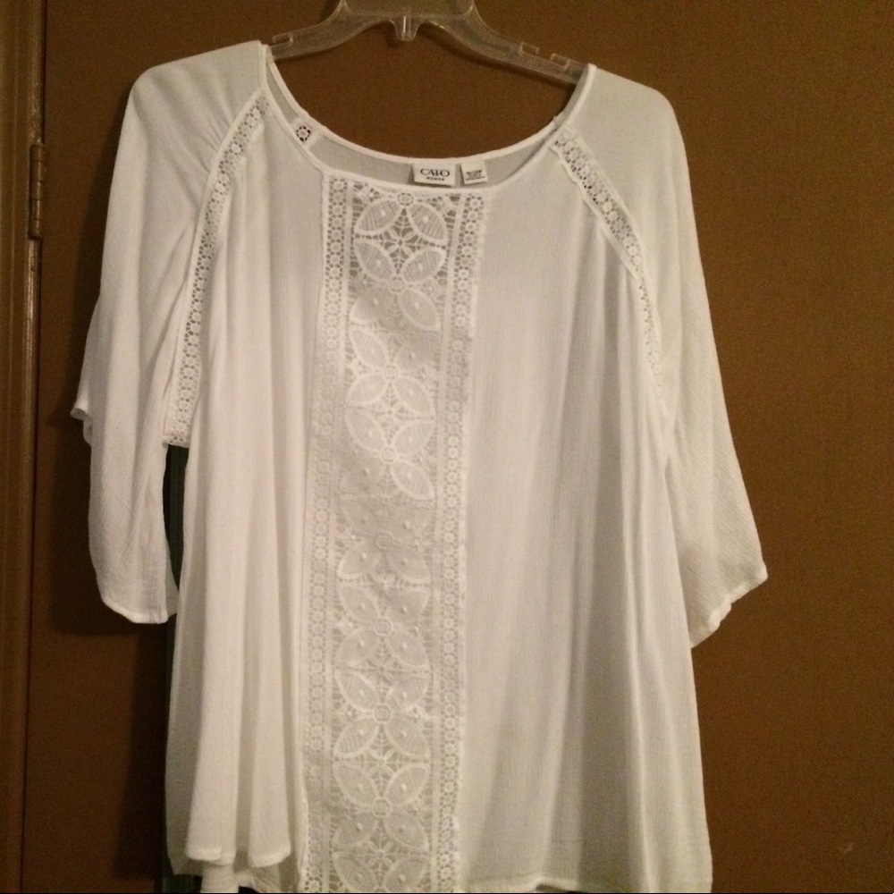 Pretty summer white top