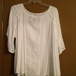 Pretty summer white top