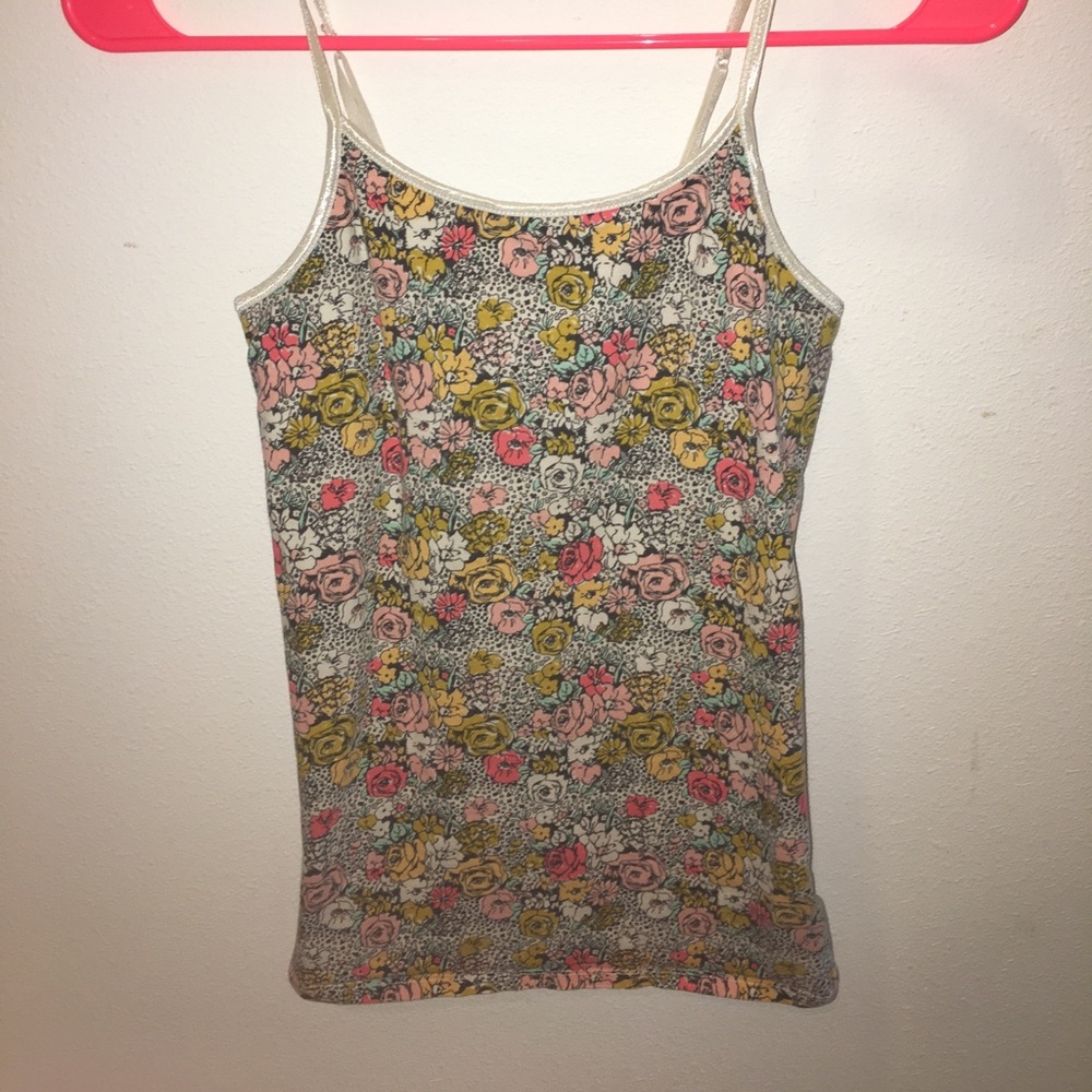 floral print tank top