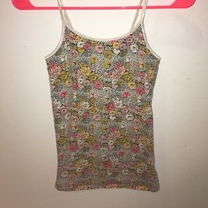 floral print tank top