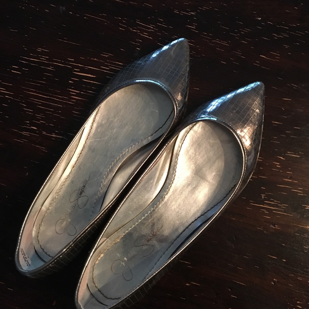 Jessica Simpson pointy ballet flats