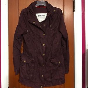 Maroon parka