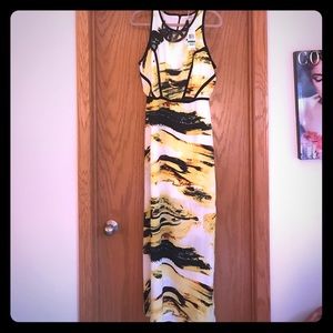 NWT Bar III Yellow Maxi Dress