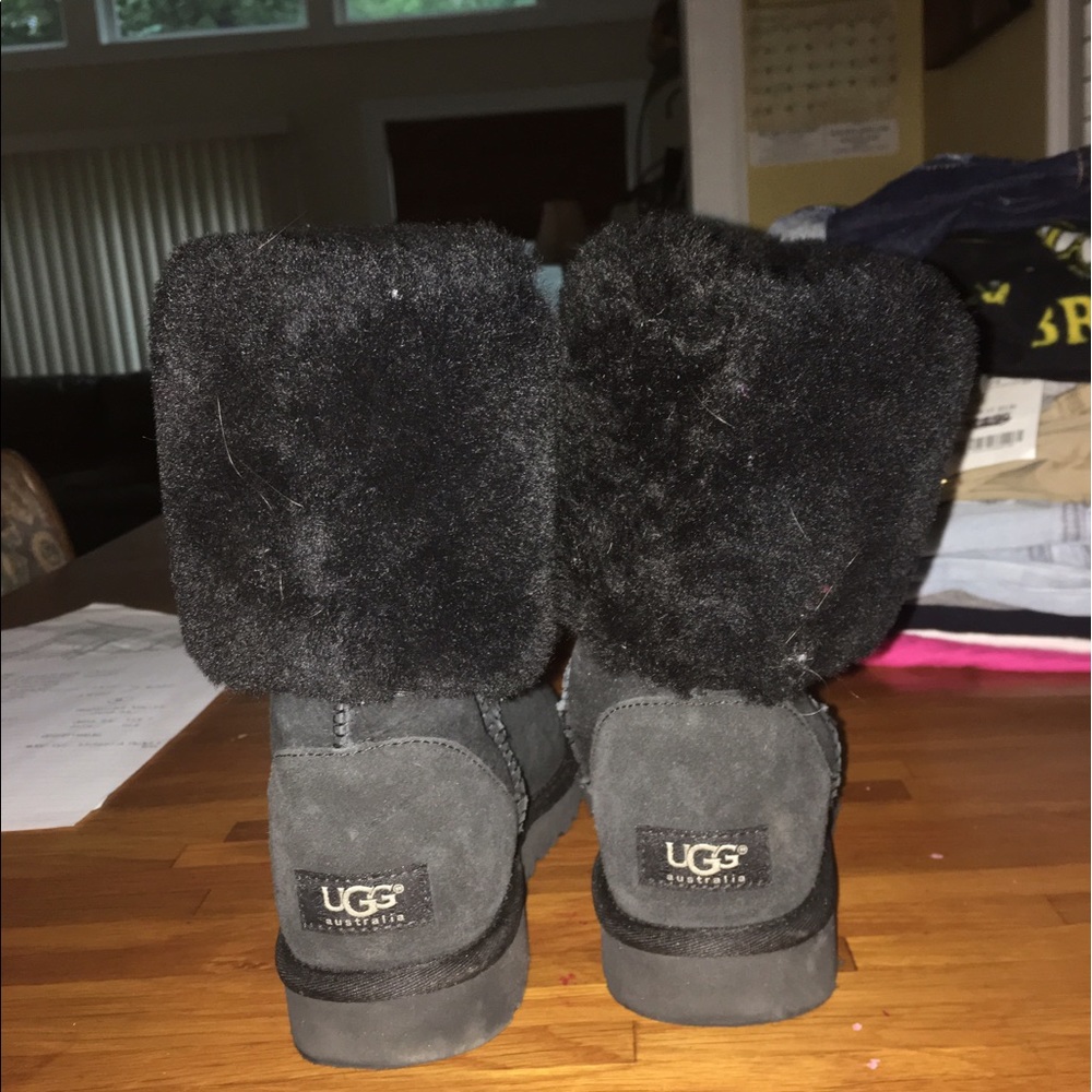 Black uggs tall boots