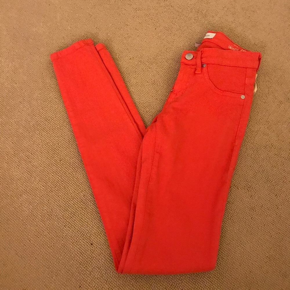 henry & belle orange jeans