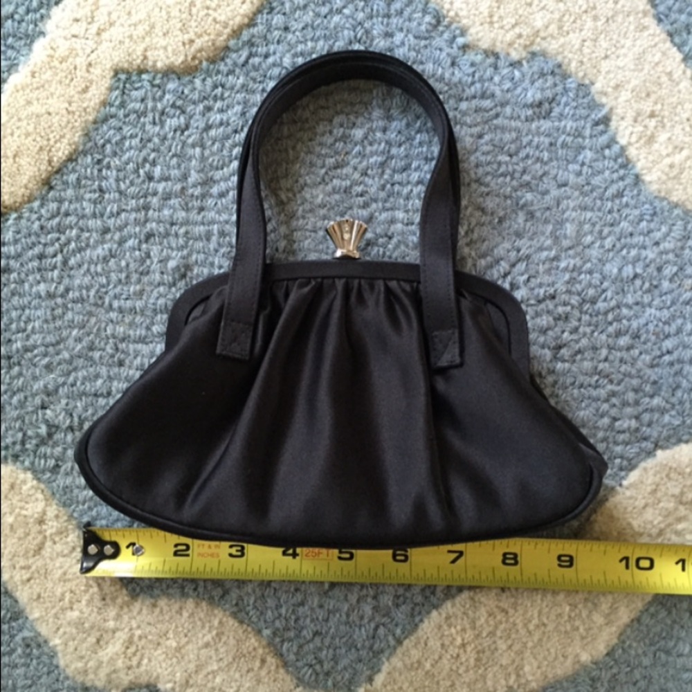 Black evening bag