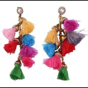 Rebecca tassel earrings