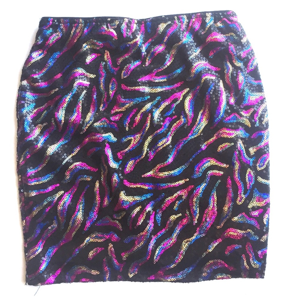 Fun Sequin Mini Skirt