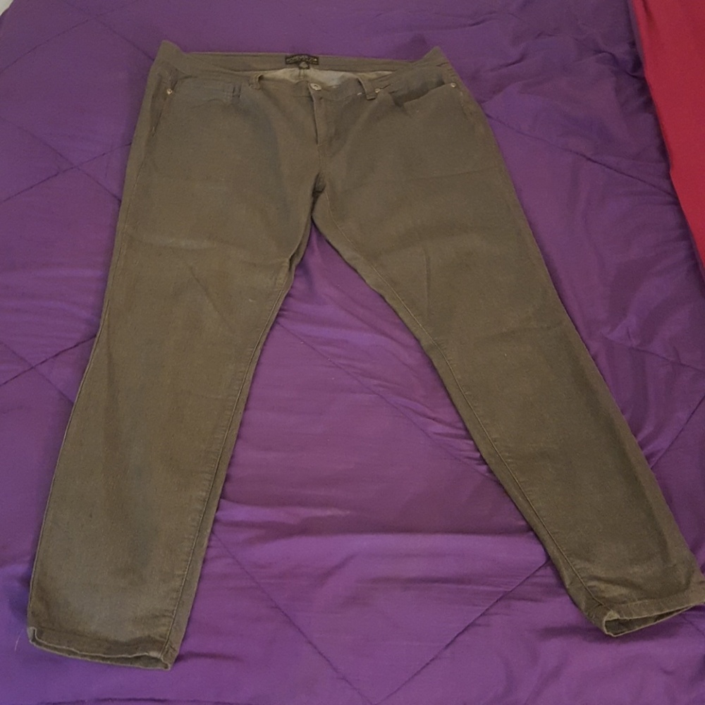 ~F21+ NWOT Gray Skinny Jeans~