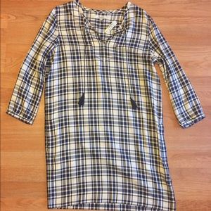 Madewell Plaid Artiste Tunic Dress