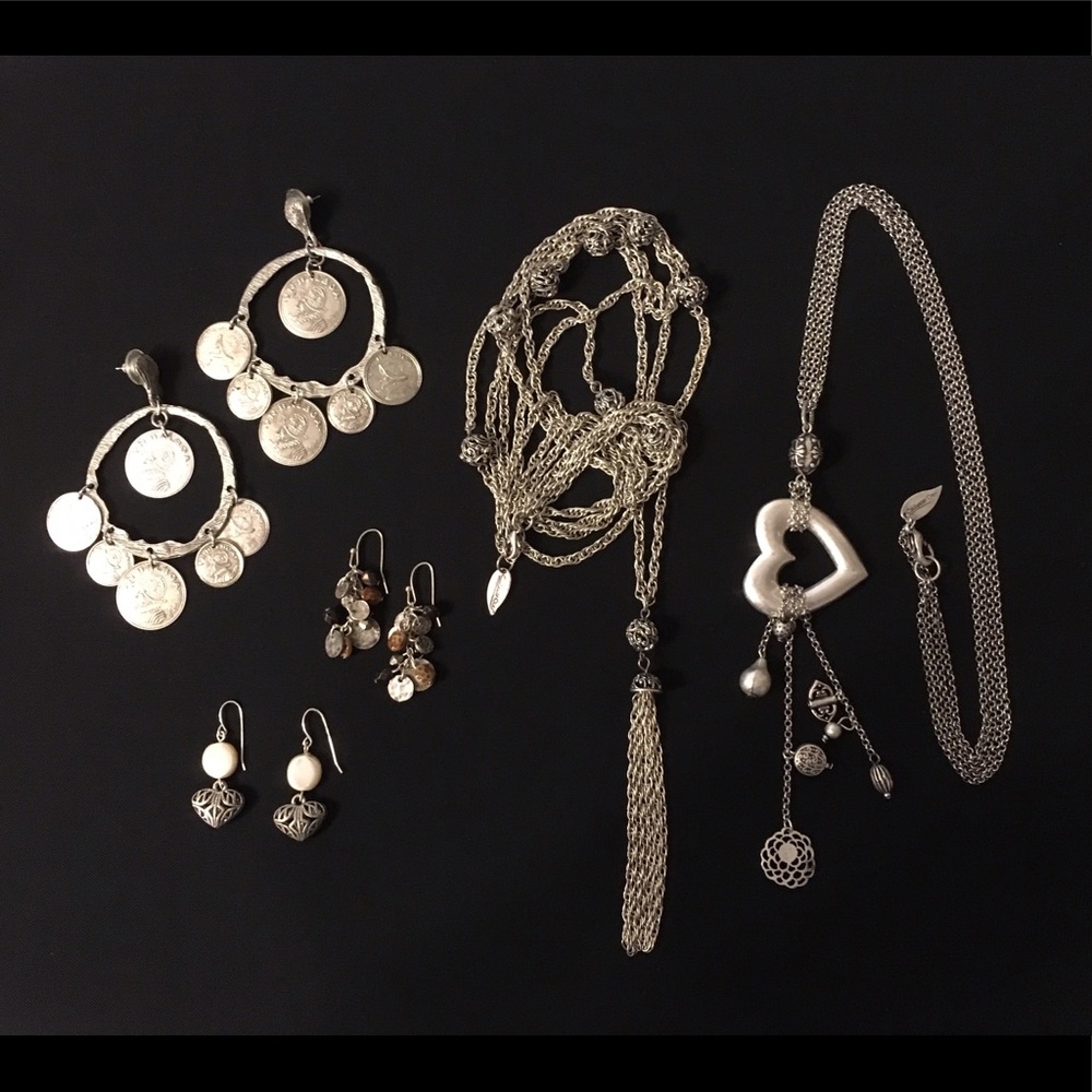 ♠️ Coldwater Creek (2) Necklaces & (3) Earrings ♠️