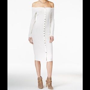 GUESS Charlene Ribbed Bodycon Dress