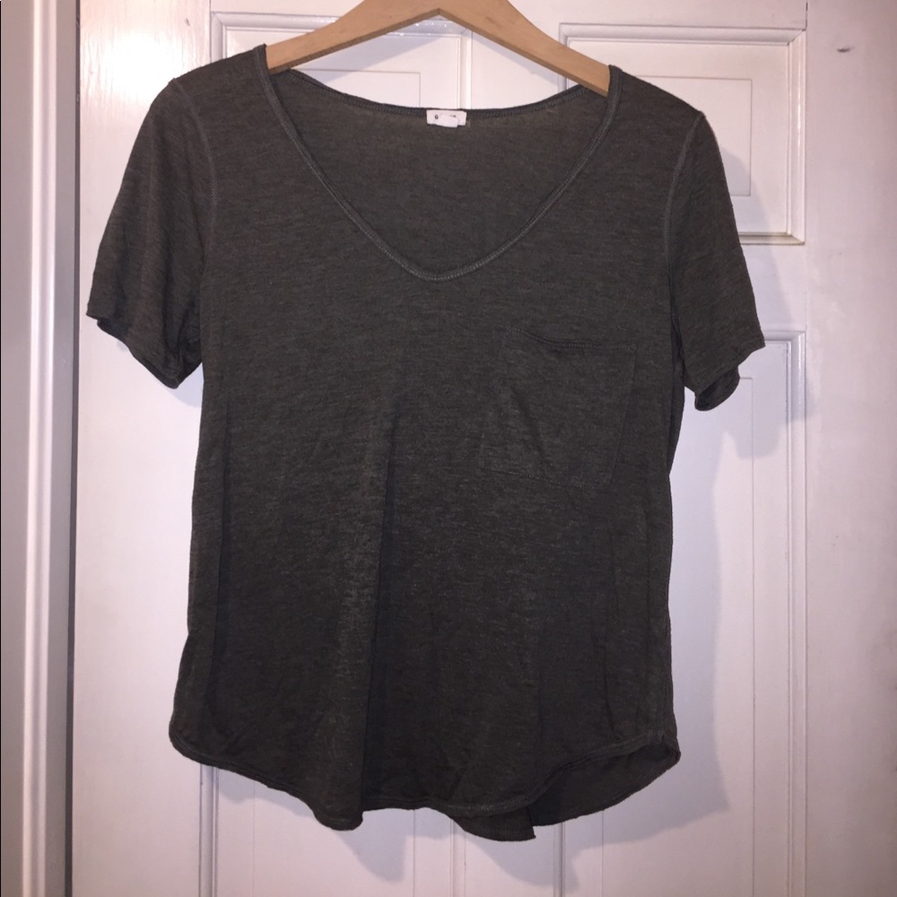 Garage Grey V-neck