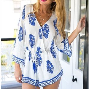 White romper jumpsuit