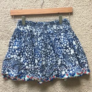 {Hollister} Floral Print Cotton Skirt Size: Small