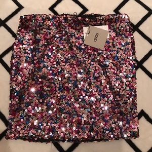 Asos Sequin Skirt | Size 4 | New